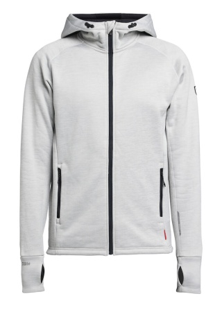Mikina na zip TENSON TXLITE Stříbřitě šedá Front Mikina na zip TENSON TXLITE Stříbřitě šedá Front