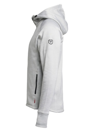 Mikina na zip TENSON TXLITE Stříbřitě šedá Side Mikina na zip TENSON TXLITE Stříbřitě šedá Side