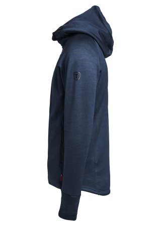 Mikina na zip TENSON TXLITE Tmavě modrá Side Mikina na zip TENSON TXLITE Tmavě modrá Side