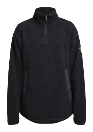 Dámská fleecová mikina YOKE HALF ZIP Černá Front Dámská fleecová mikina YOKE HALF ZIP Černá Front