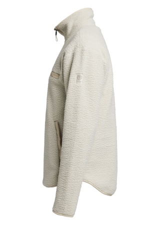 Fleecová mikina YOKE HALF ZIP Písková Side Fleecová mikina YOKE HALF ZIP Písková Side