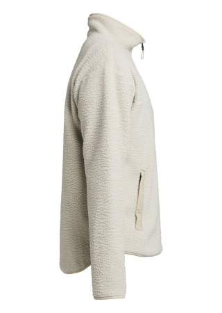 Fleecová mikina YOKE HALF ZIP Písková Side Fleecová mikina YOKE HALF ZIP Písková Side