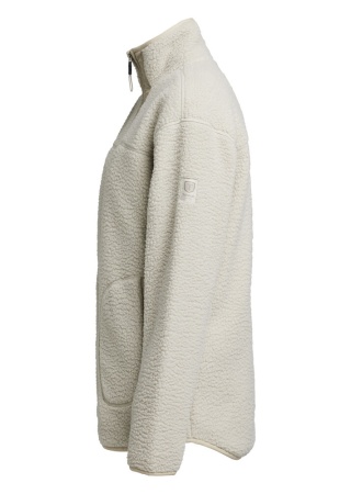 Celopropínací dámská fleece bunda YOKE Písková Side Celopropínací dámská fleece bunda YOKE Písková Side