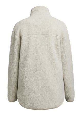 Celopropínací dámská fleece bunda YOKE Písková Back Celopropínací dámská fleece bunda YOKE Písková Back