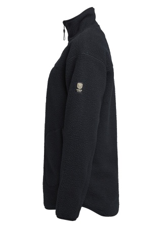 Celopropínací dámská fleece bunda YOKE Černá Side Celopropínací dámská fleece bunda YOKE Černá Side