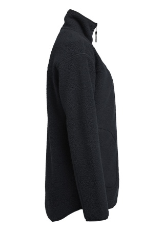 Celopropínací dámská fleece bunda YOKE Černá Side Celopropínací dámská fleece bunda YOKE Černá Side