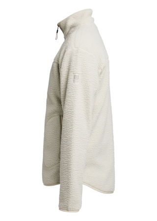 Celopropínací fleece bunda YOKE Písková Side Celopropínací fleece bunda YOKE Písková Side