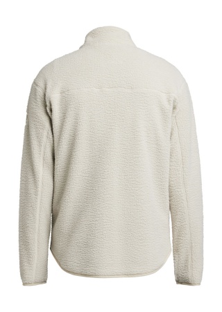 Celopropínací fleece bunda YOKE Písková Back Celopropínací fleece bunda YOKE Písková Back
