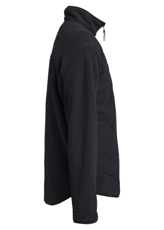 Celopropínací fleece bunda YOKE Černá Side Celopropínací fleece bunda YOKE Černá Side