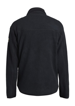 Celopropínací fleece bunda YOKE Černá Back Celopropínací fleece bunda YOKE Černá Back