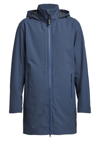 Nepromokavá parka DEW POINT Tmavě modrá Front Nepromokavá parka DEW POINT Tmavě modrá Front