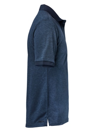 Pánské polo TXLITE melange Dark Navy Side Pánské polo TXLITE melange Dark Navy Side