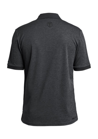 Pánské polo TXLITE melange Černá Back Pánské polo TXLITE melange Černá Back