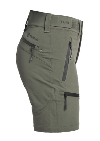 Dámské kraťasy TXLITE FLEX DARK OLIVE Side Dámské kraťasy TXLITE FLEX DARK OLIVE Side