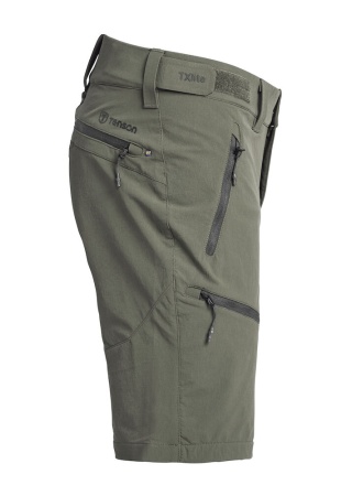 Kraťasy TENSON TXLITE FLEX DARK OLIVE Side Kraťasy TENSON TXLITE FLEX DARK OLIVE Side