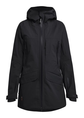 Dámská outdoorová bunda TENSON TXLITE SHELL Černá Front Dámská outdoorová bunda TENSON TXLITE SHELL Černá Front