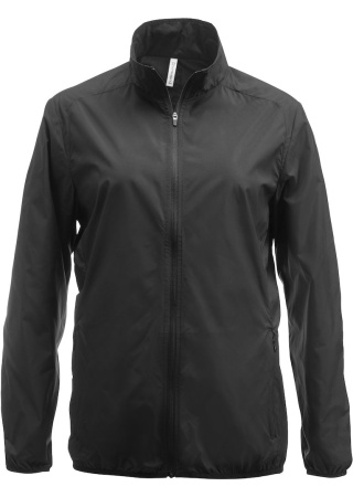 Dámská funkční bunda LA PUSH RAIN BLACK Front Dámská funkční bunda LA PUSH RAIN BLACK Front