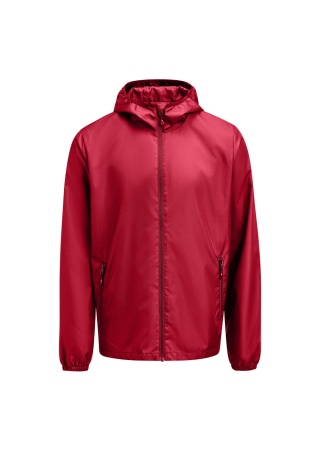 Bunda WINDBREAKER Červená Front Bunda WINDBREAKER Červená Front