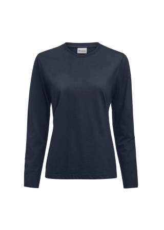 Dámské tričko HEAVIER PRO LS DARK NAVY Front Dámské tričko HEAVIER PRO LS DARK NAVY Front