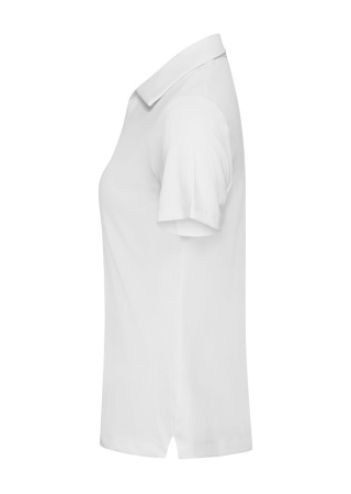 Dámská polokošile VIRTUE POLO V-NECK WHITE Side Dámská polokošile VIRTUE POLO V-NECK WHITE Side