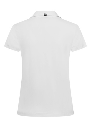 Dámská polokošile VIRTUE POLO V-NECK WHITE Back Dámská polokošile VIRTUE POLO V-NECK WHITE Back