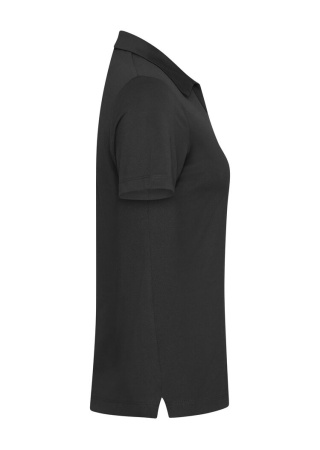 Dámská polokošile VIRTUE POLO V-NECK BLACK Side Dámská polokošile VIRTUE POLO V-NECK BLACK Side