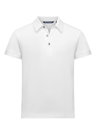 Dětská polokošile VIRTUE POLO SOLID WHITE Front Dětská polokošile VIRTUE POLO SOLID WHITE Front
