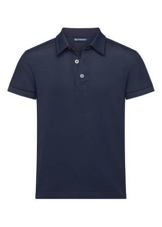 Dětská polokošile VIRTUE POLO SOLID NavyBlue Front Dětská polokošile VIRTUE POLO SOLID NavyBlue Front