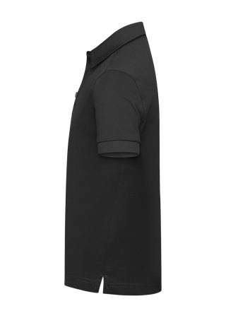 Dětská polokošile VIRTUE POLO SOLID BLACK Side Dětská polokošile VIRTUE POLO SOLID BLACK Side