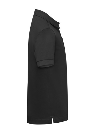 Dětská polokošile VIRTUE POLO SOLID BLACK Side Dětská polokošile VIRTUE POLO SOLID BLACK Side