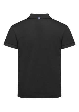 Dětská polokošile VIRTUE POLO SOLID BLACK Back Dětská polokošile VIRTUE POLO SOLID BLACK Back