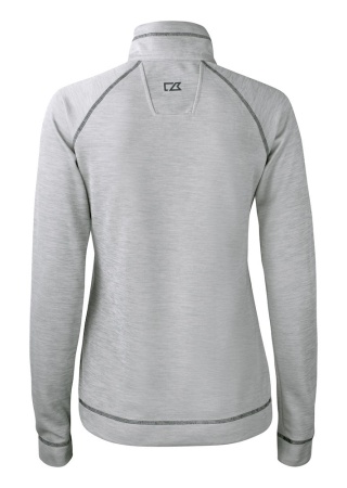 Dámský svetr CHAMBERS HALF ZIP GREY MELANGE Back Dámský svetr CHAMBERS HALF ZIP GREY MELANGE Back