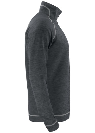 Dětský svetr CHAMBERS HALF ZIP Šedá Melange Side Dětský svetr CHAMBERS HALF ZIP Šedá Melange Side