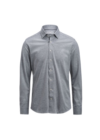 Košile INDIGO BOW 135 SLIM LIGHT GREY MELANGE Front Košile INDIGO BOW 135 SLIM LIGHT GREY MELANGE Front
