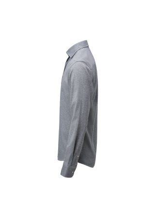 Košile INDIGO BOW 135 SLIM LIGHT GREY MELANGE Side Košile INDIGO BOW 135 SLIM LIGHT GREY MELANGE Side