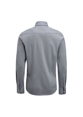 Košile INDIGO BOW 135 SLIM LIGHT GREY MELANGE Back Košile INDIGO BOW 135 SLIM LIGHT GREY MELANGE Back