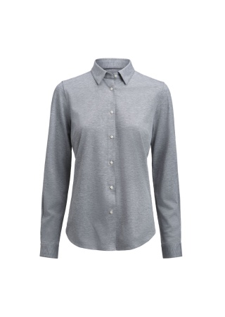 Dámská košile INDIGO BOW 135 CONTEMPORARY LIGHT GREY MELANGE Front Dámská košile INDIGO BOW 135 CONTEMPORARY LIGHT GREY MELANGE Front