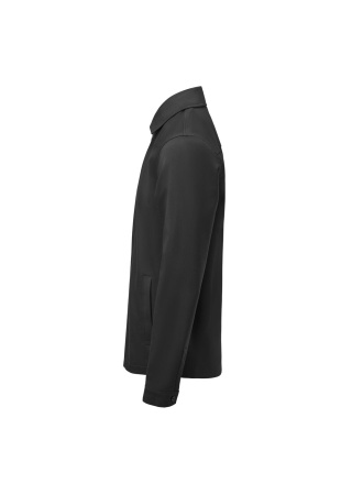 Lehká bundokošile MODERN ZIP OVERSHIRT Černá Side Lehká bundokošile MODERN ZIP OVERSHIRT Černá Side