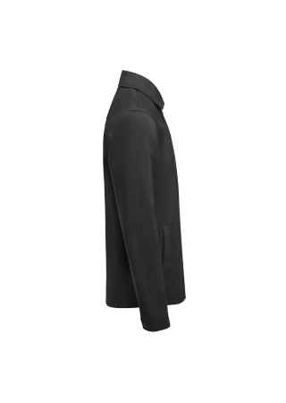 Lehká bundokošile MODERN ZIP OVERSHIRT Černá Side Lehká bundokošile MODERN ZIP OVERSHIRT Černá Side