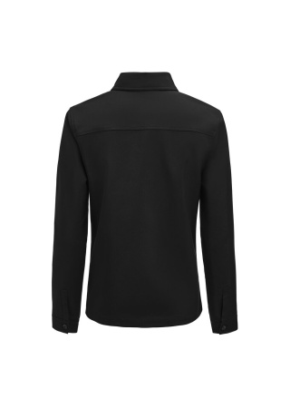 Lehká dámská bundokošile MODERN ZIP OVERSHIRT Černá Back Lehká dámská bundokošile MODERN ZIP OVERSHIRT Černá Back