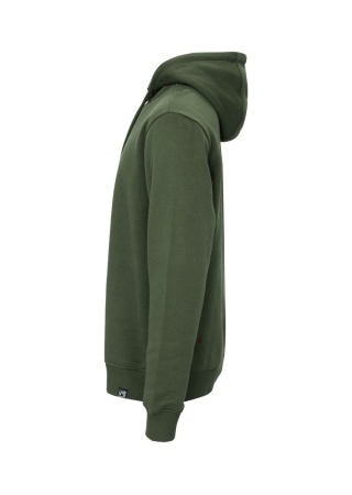 Mikina KEY HOOD (GOTS) DK GREEN Side Mikina KEY HOOD (GOTS) DK GREEN Side