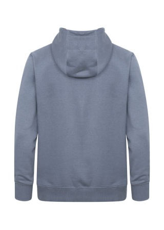 Mikina KEY HOOD (GOTS) DUSTY BLUE Back Mikina KEY HOOD (GOTS) DUSTY BLUE Back