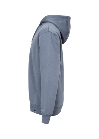 Mikina KEY HOOD (GOTS) DUSTY BLUE Side Mikina KEY HOOD (GOTS) DUSTY BLUE Side