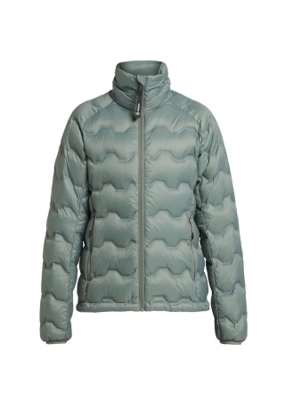 Péřová bunda TXLITE SHIBUI COLLAR Šalvějově zelená Front Péřová bunda TXLITE SHIBUI COLLAR Šalvějově zelená Front