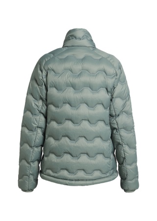 Péřová bunda TXLITE SHIBUI COLLAR Šalvějově zelená Back Péřová bunda TXLITE SHIBUI COLLAR Šalvějově zelená Back
