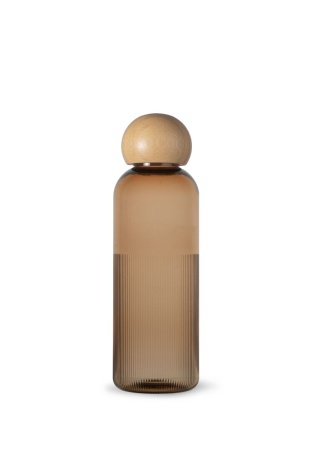 Lahev rPET TURE, 600 ml, karamelová/bambus default Lahev rPET TURE, 600 ml, karamelová/bambus default