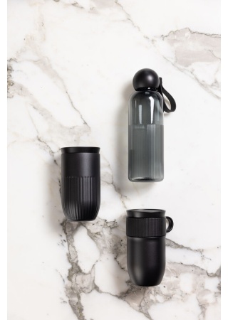 Lahev rPET TURE, 600 ml, černá Lahev rPET TURE, 600 ml, černá