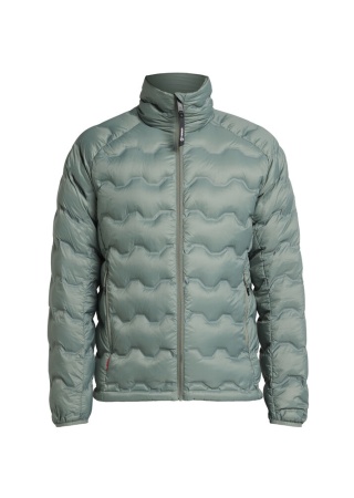 Péřová bunda TXLITE SHIBUI COLLAR Šalvějově zelená Front Péřová bunda TXLITE SHIBUI COLLAR Šalvějově zelená Front