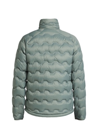 Péřová bunda TXLITE SHIBUI COLLAR Šalvějově zelená Back Péřová bunda TXLITE SHIBUI COLLAR Šalvějově zelená Back
