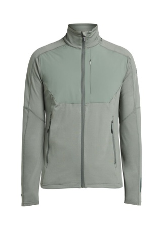 Větruodolná bunda TXLITE WINDBLOCK FULL ZIP Šalvějově zelená Front Větruodolná bunda TXLITE WINDBLOCK FULL ZIP Šalvějově zelená Front